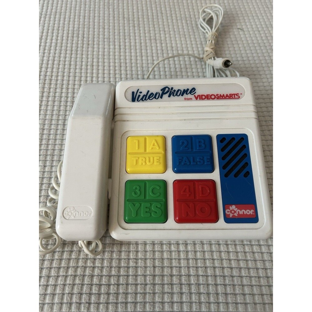 Vintage Connor Video Phone Videosmarts Interactive Video Rare 1989 Untested